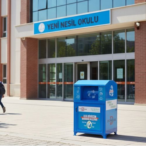 Belediye Tipi Geri Dönüşüm Kutuları | Giysi, Ambalaj ve Elektronik Atık Kutusu Fiyatları
