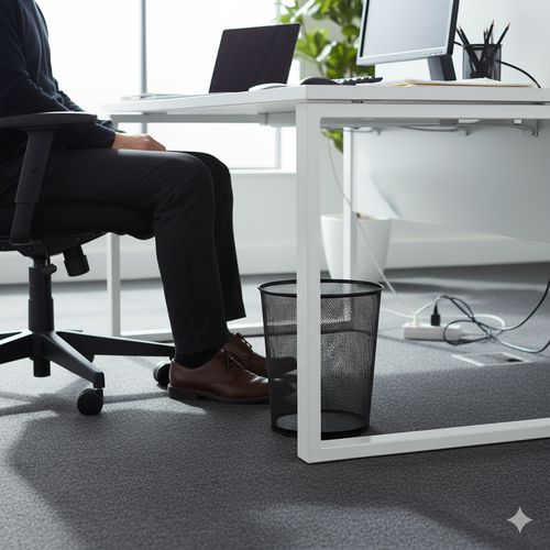 Ofis Tipi Çöp Kovaları | Masa Altı ve Fileli Çöp Kutusu Modelleri