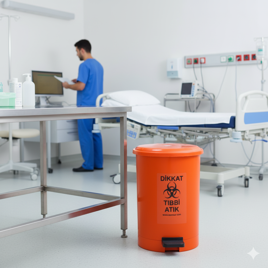 Tıbbi Atık Çöp Kutuları Modelleri ve Fiyatları | Enfekte Atık Kutusu