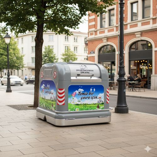 Yer Üstü Çöp Konteynerleri Modelleri ve Fiyatları | 2500-3750 Litre Çöp Konteyneri