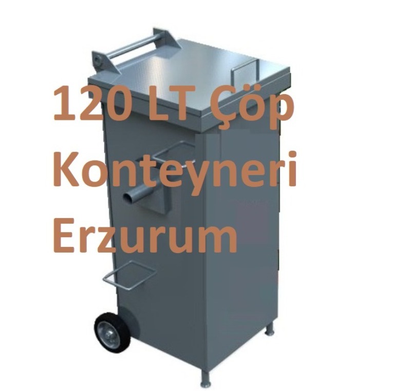 Metal Çöp Konteyneri -120 LT Çöp Konteyneri Erzurum