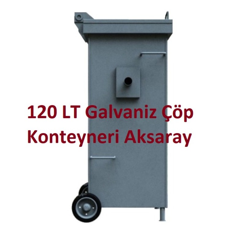 120 LT Galvaniz Çöp Konteyneri Aksaray -MÇK - 120