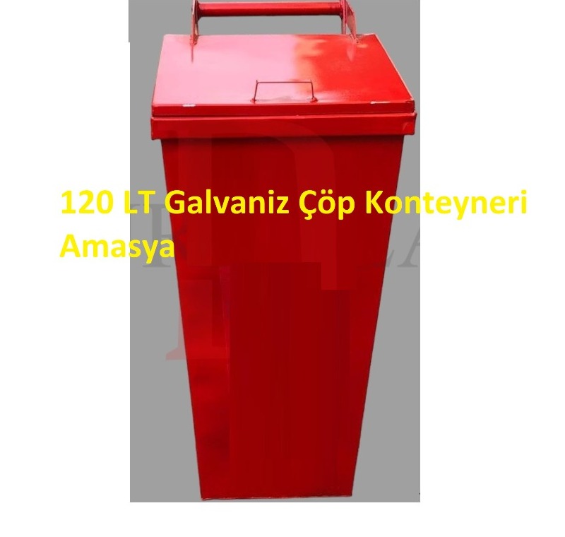 120 LT Galvaniz Çöp Konteyneri Amasya -MÇK - 120