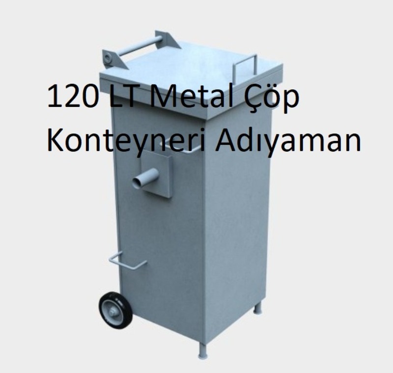 120 LT Metal Çöp Konteyneri Adıyaman -MÇK - 120