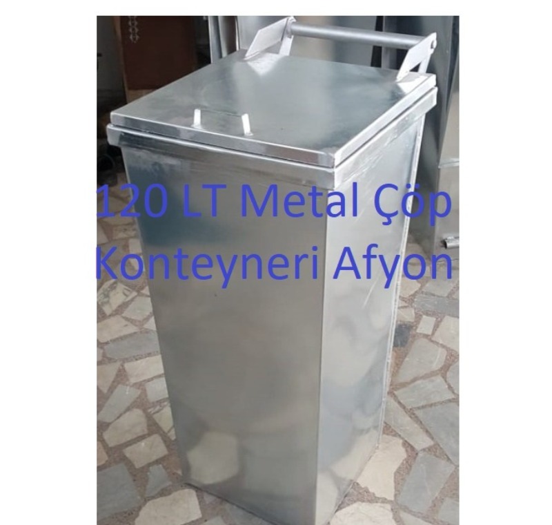 120 LT Metal Çöp Konteyneri Afyon -MÇK - 120