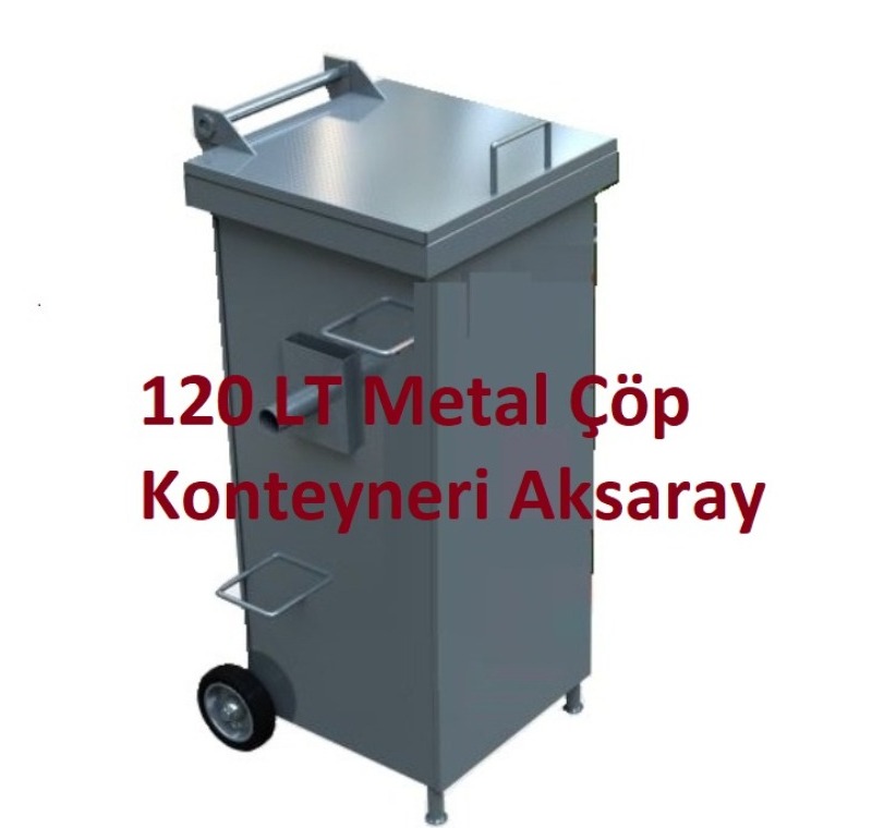 120 LT Metal Çöp Konteyneri Aksaray -MÇK - 120