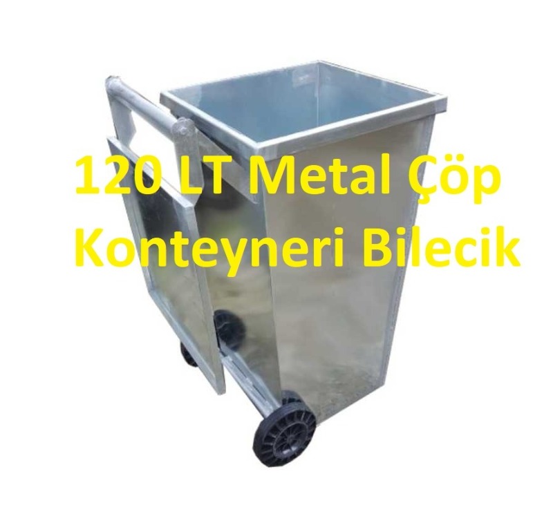 120 LT Metal Çöp Konteyneri Bilecik -MÇK - 120