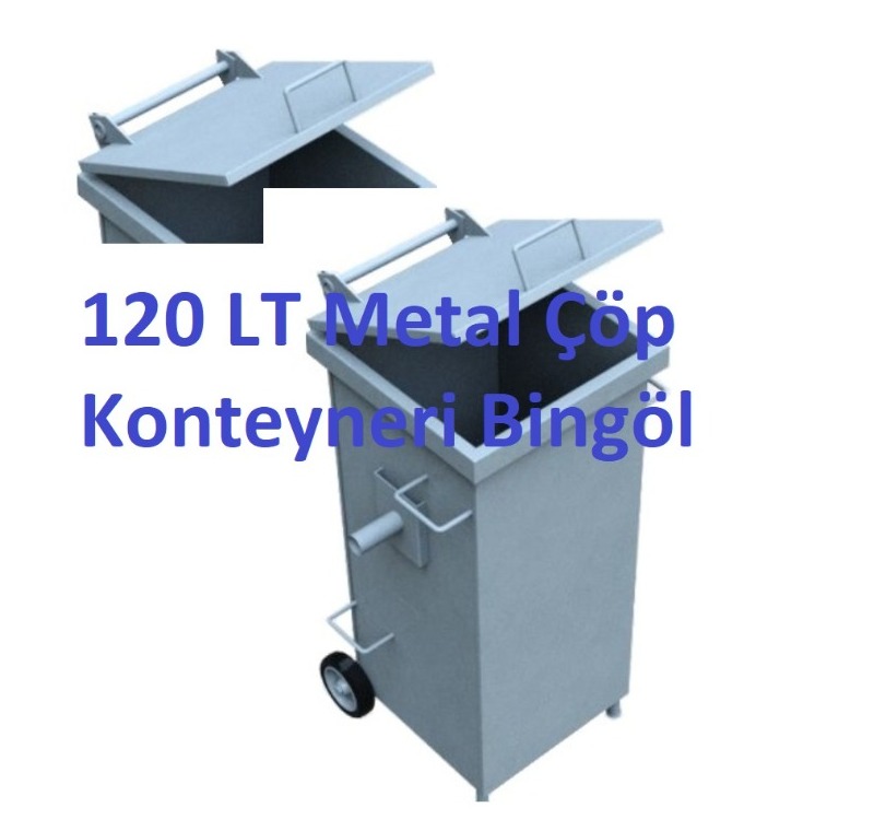 120 LT Metal Çöp Konteyneri Bingöl -MÇK - 120