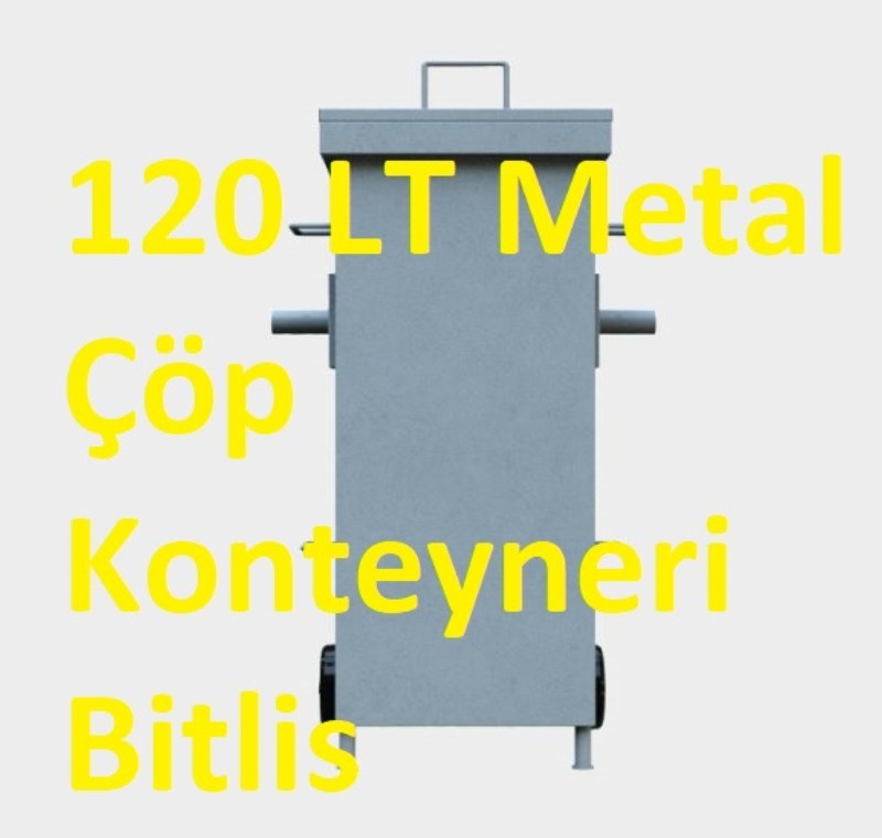 120 LT Metal Çöp Konteyneri Bitlis -MÇK - 120