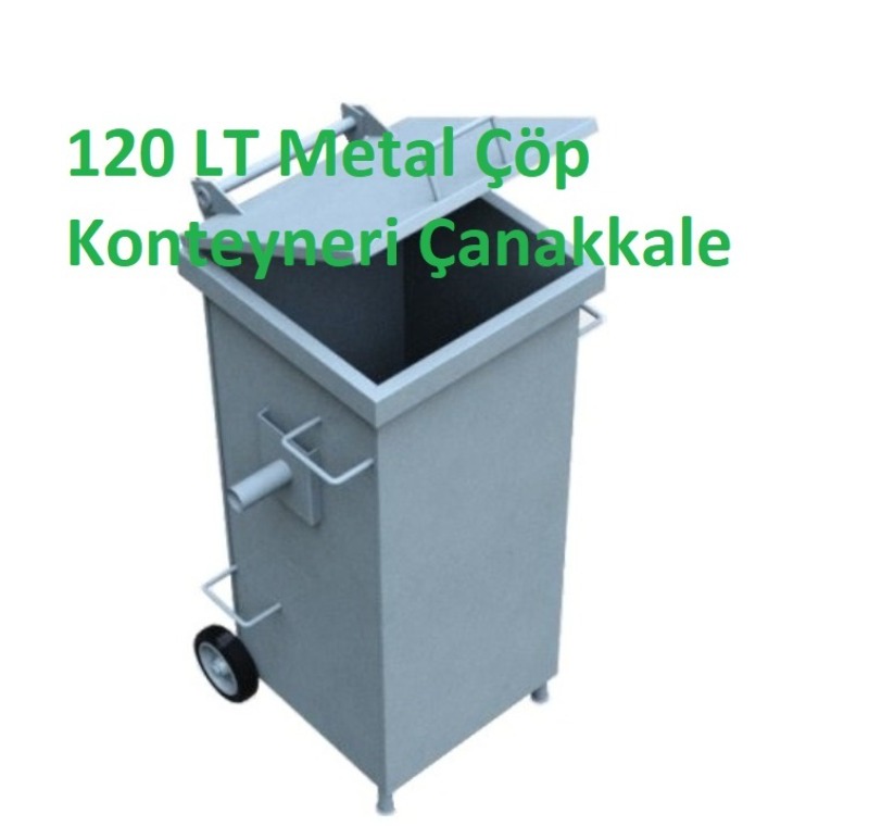 120 LT Metal Çöp Konteyneri Çanakkale -MÇK - 120