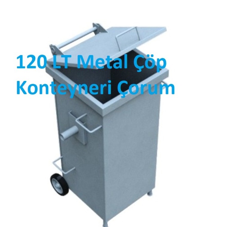 120 LT Metal Çöp Konteyneri Çorum -MÇK - 120