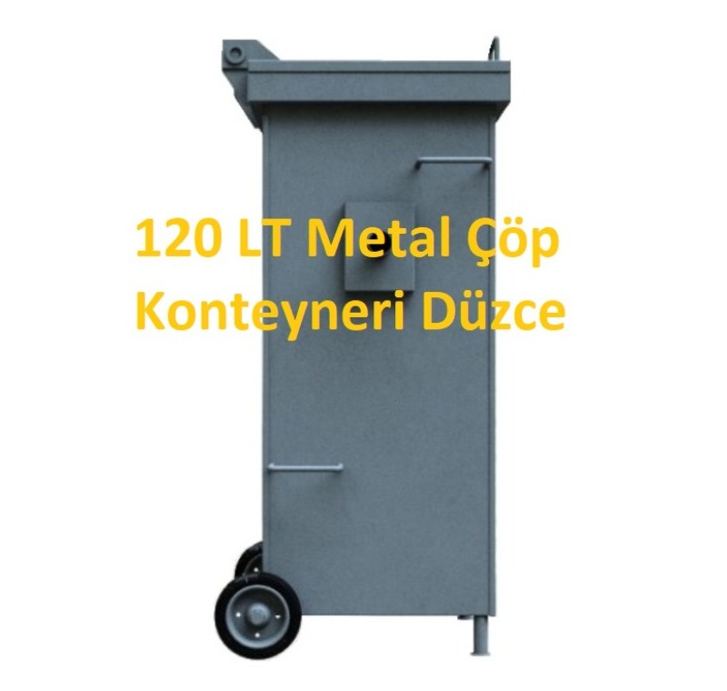 120 LT Metal Çöp Konteyneri Düzce -MÇK - 120