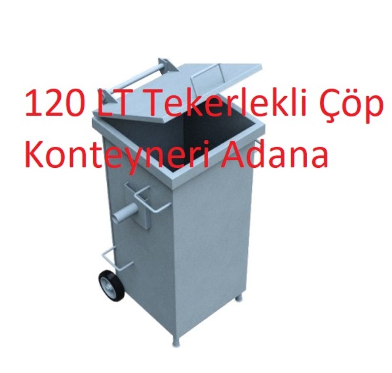 120 LT Tekerlekli Çöp Konteyneri Adana -MÇK - 120