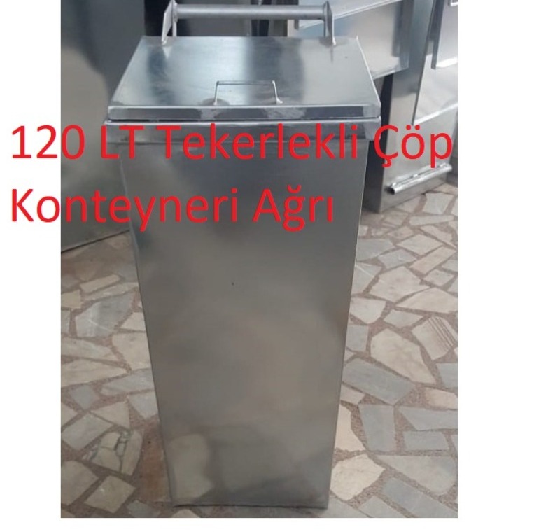 120 LT Tekerlekli Çöp Konteyneri Ağrı -MÇK - 120