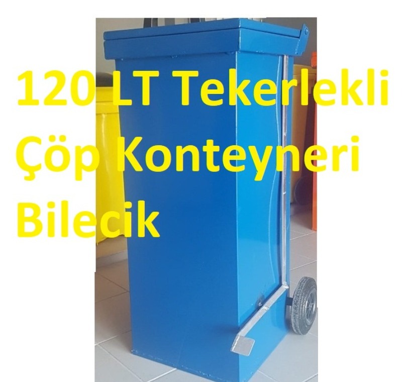 120 LT Tekerlekli Çöp Konteyneri Bilecik -MÇK - 120