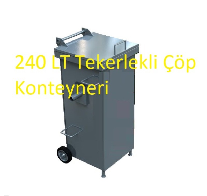 240 LT Tekerlekli Çöp Konteyneri -MÇK - 240