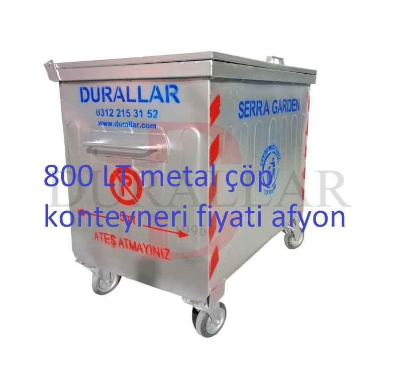 Metal Çöp Konteyneri Fiyati Afyon -Galvaniz Çöp Konteyneri