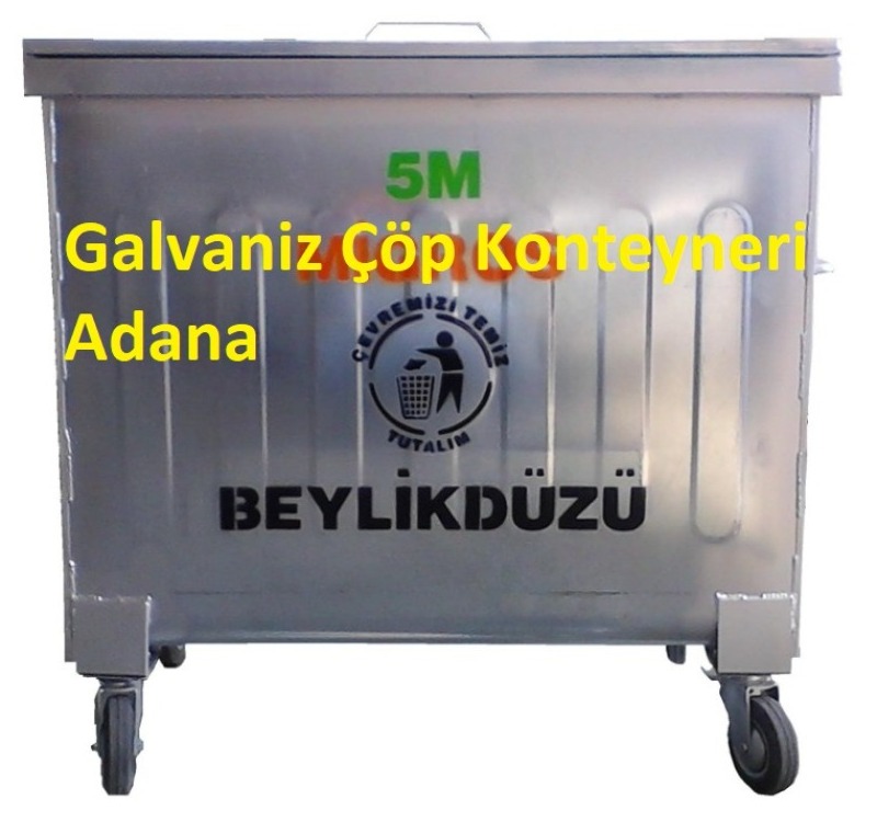 Metal Çöp Konteyneri -Galvaniz Çöp Konteyneri Adana