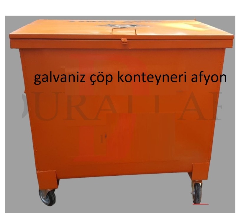 Metal Çöp Konteyneri -Galveniz Çöp Konteyneri Afyon