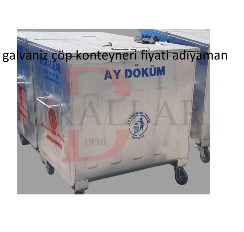 Galvaniz Çöp Konteyneri Fiyati Adıyaman -Metal Çöp Konteyneri