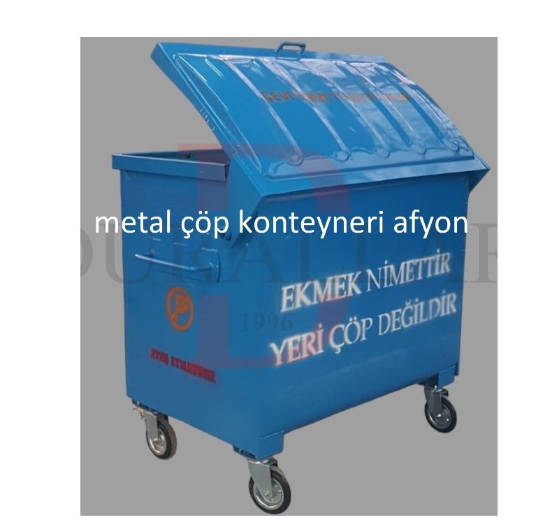 Metal Çöp Konteyneri -Metal Çöp Konteyneri Afyon