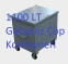 1100 LT Galvaniz Çöp Konteyneri